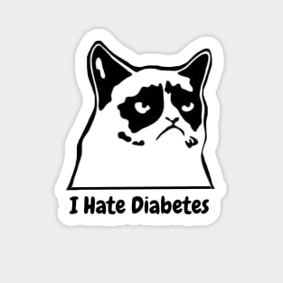 I Hate Diabetes Sticker